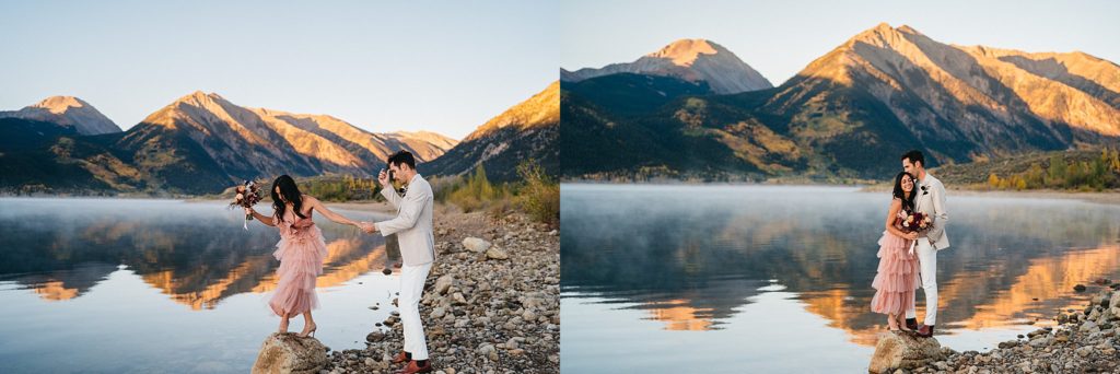 Twin Lakes Morning Elopement