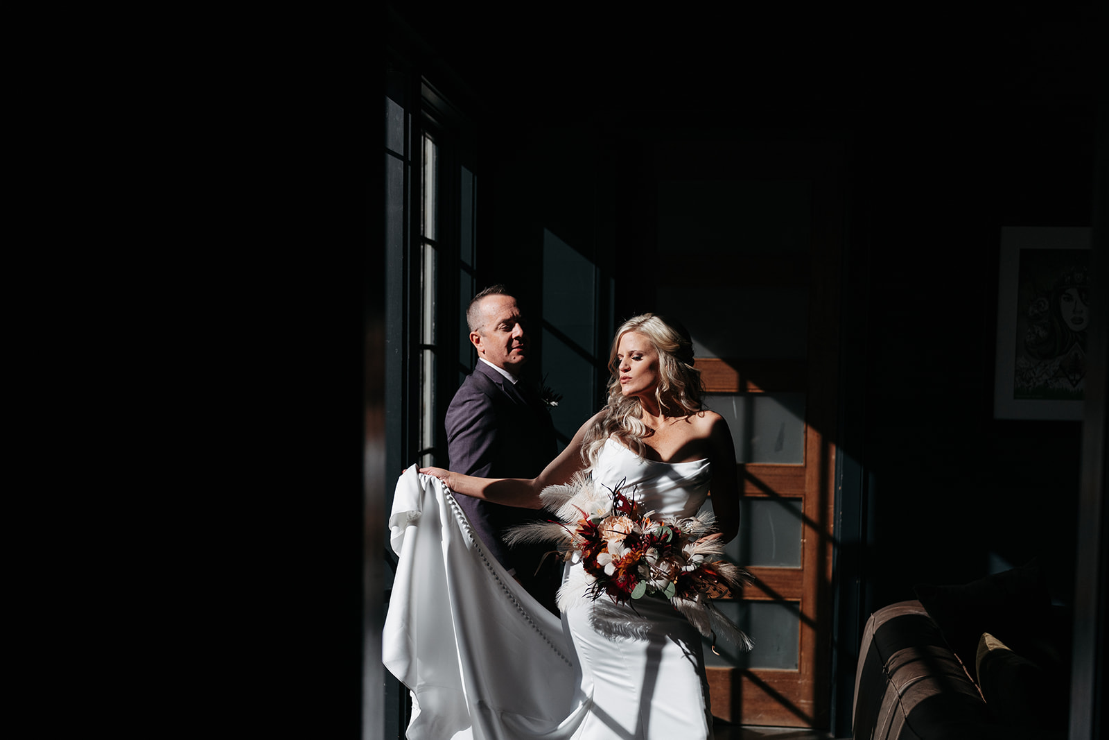 Fall Surf Hotel Wedding