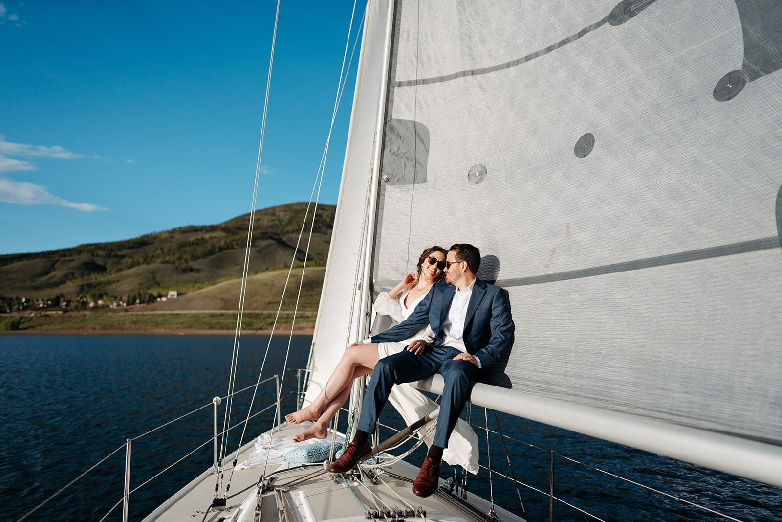 Sailboat Elopement Lake Dillon